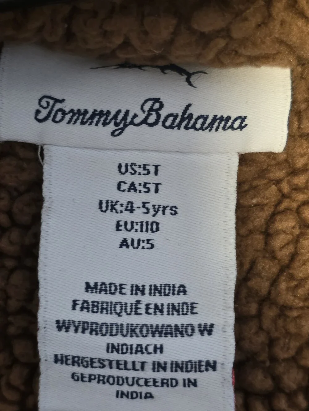 Tommy Bahamas Two-Tone Kids Puffer Vest